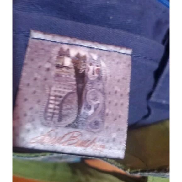 Laurel Burch Medium Csnvas Double Strap Embroidered Cats Graphic Tote Bag - Picture 13 of 13